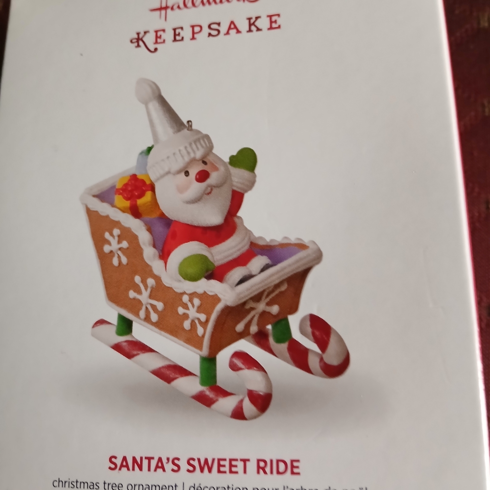 Hallmark Keepsake Santa's Festive Sleigh Ornament
